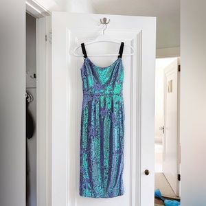 Dress the Population Sequin Midi Dress